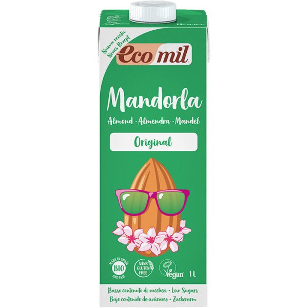 Nutriops Ecomil Mandorla Amandel Bio 1 Liter