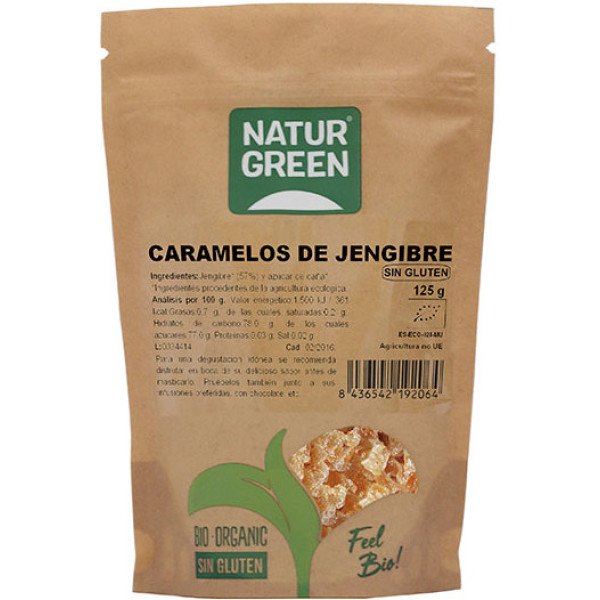 Naturgreen Caramelle allo Zenzero 125 Grs Soft