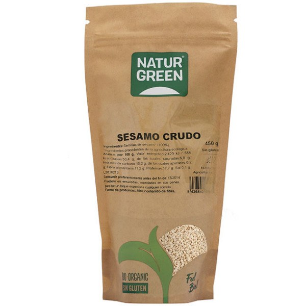 Naturgreen Sésame Cru Bio 450 Gr