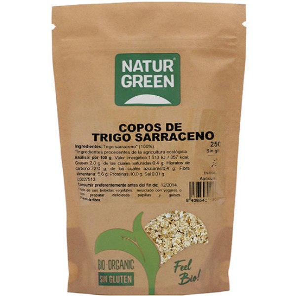 Naturgreen Flocons Sarrasin Bio 250 Gr S/gluten