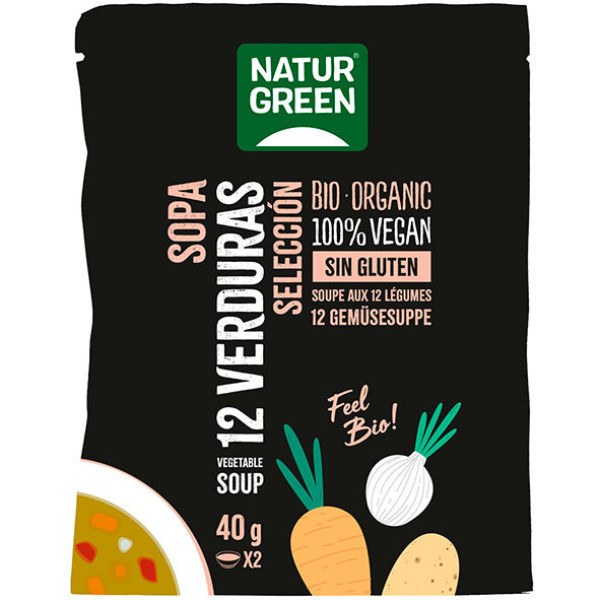 Naturgrüne Suppe 12 Gemüse 40 Gr