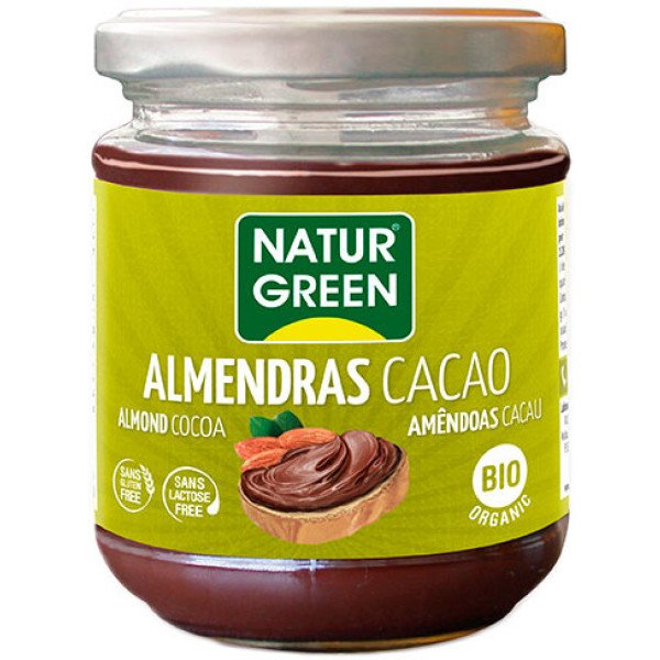 Naturgreen Cacao Amandel Crème 200 Gr