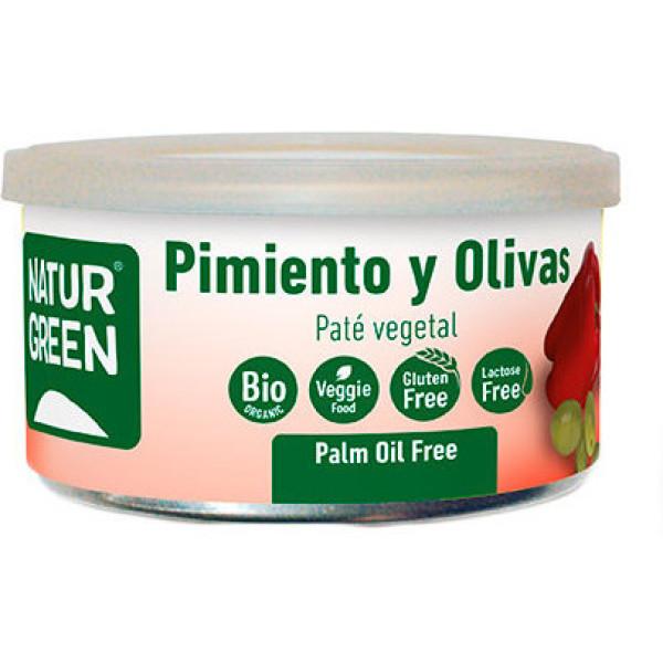 Naturgreen Pastete Paprika Oliven 125 Gr
