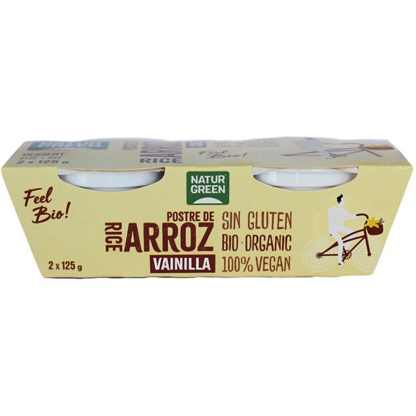 Naturgreen Dessertreis Vanille Bio 2 X 125 Gr