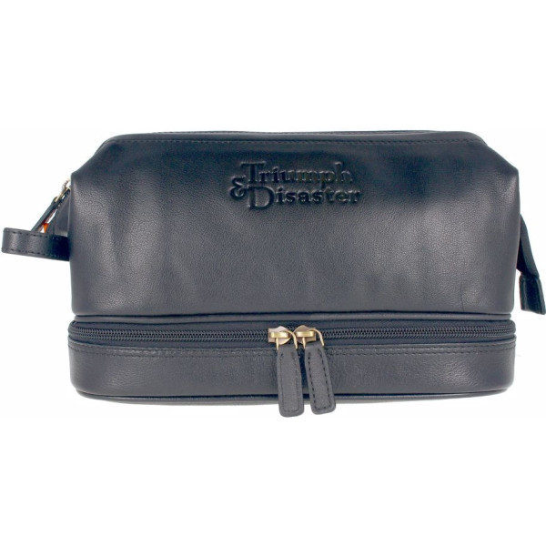 Thriump and Disaster Frank The Dopp Bolsa de toalete preta 1 peça unissex