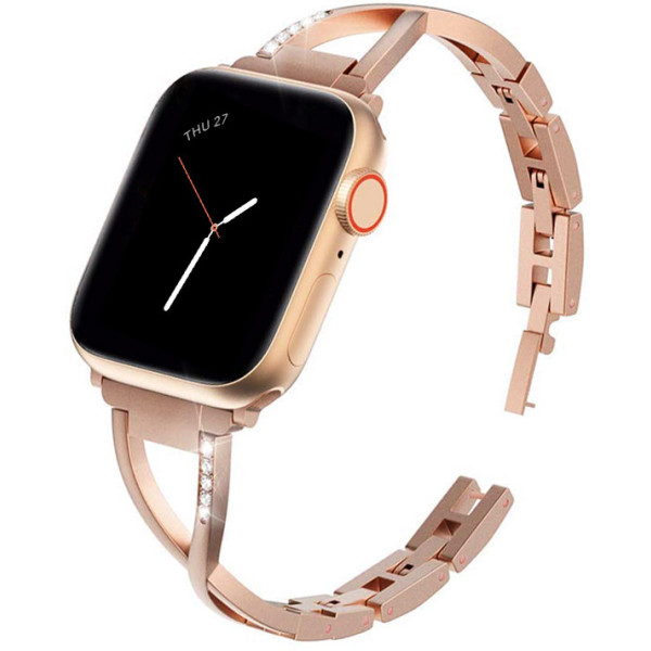 Nueboo Correa Lux Iii Para Apple Watch 42/44mm Rosa Dorado