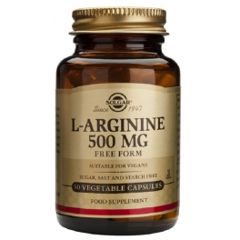 Solgar L-Arginina 500 mg 50 cu00e1psulas