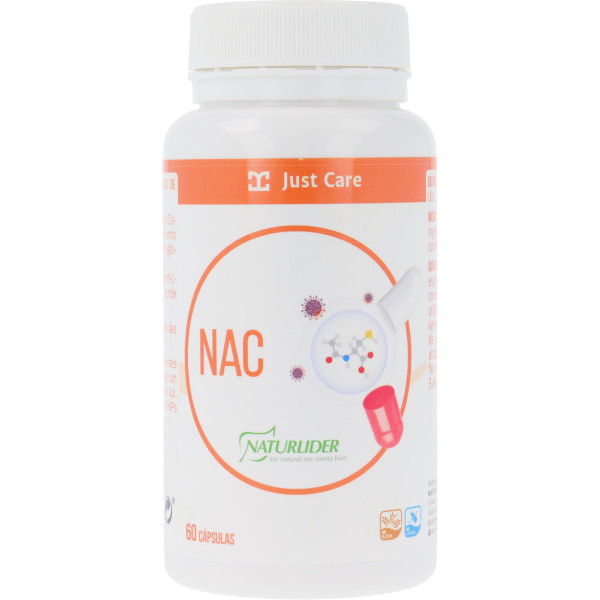 Naturlider Nac 60 N - Acetylcysteïne Plantaardige capsules