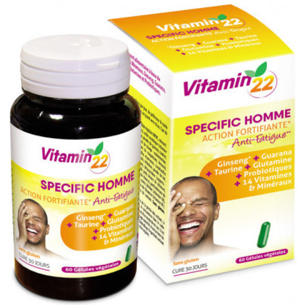 Ineldea Vitamine 22 Vitamines & Oligo & Plantes Homme 60 C