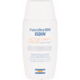 Isdin Foto Ultra Active Unify Fusion Fluid Color Spf50+ 50 Ml Unisexe