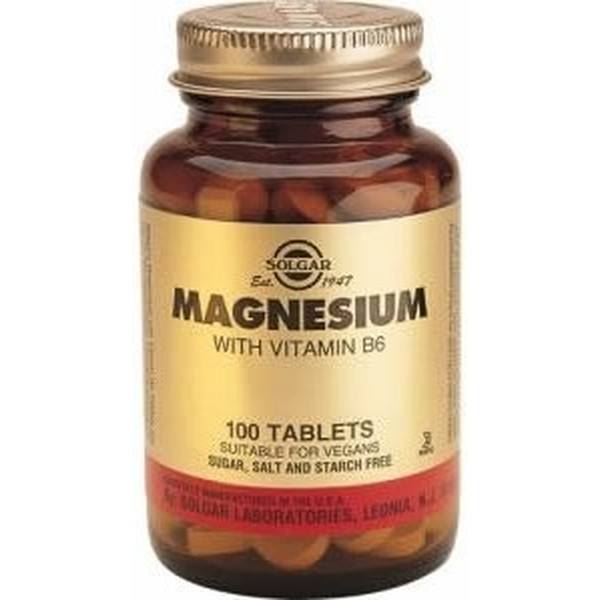 Solgar Magnésio + Vitamina B6 100 caps