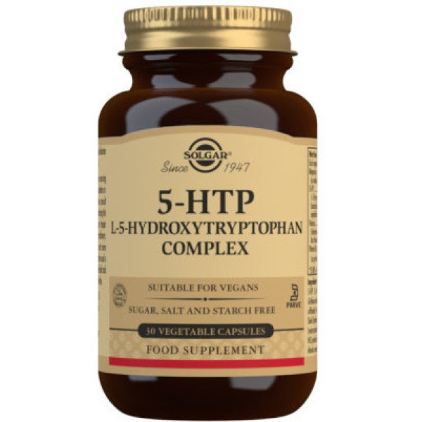 Solgar 5-HTP L-5-Hidroxitriptofano Complexo 30 cápsulas