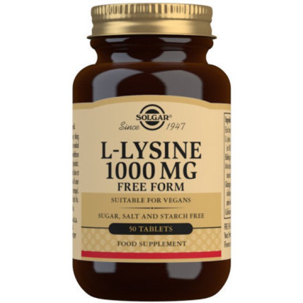 Solgar L-lysine 1000 mg 50 Comp