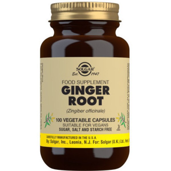 Solgar Ginger Root 100 caps