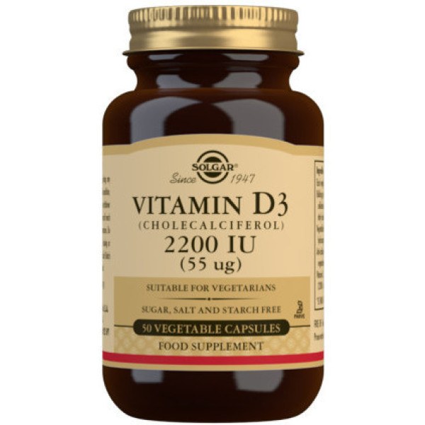 Solgar Vitamin D3 2200 IE 55 mcg 50 Kapseln