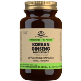 Solgar raiz de ginseng coreano 60 caps