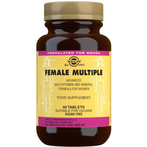 Solgar Female Multiple - Multivitamines pour femme 60 caps