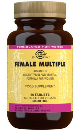 Solgar Female Multiple - MultivitamÃ­nico para mulheres 60 cÃ¡psulas