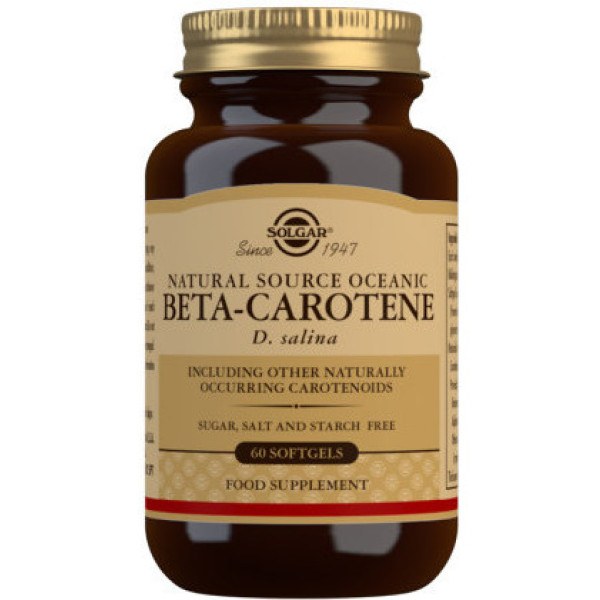 Solgar betacaroteno oceânico 7 mg 60 caps