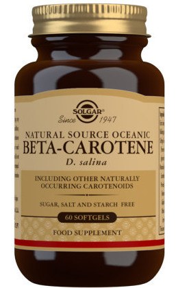 Solgar betacaroteno oceÃ¢nico 7 mg 60 caps