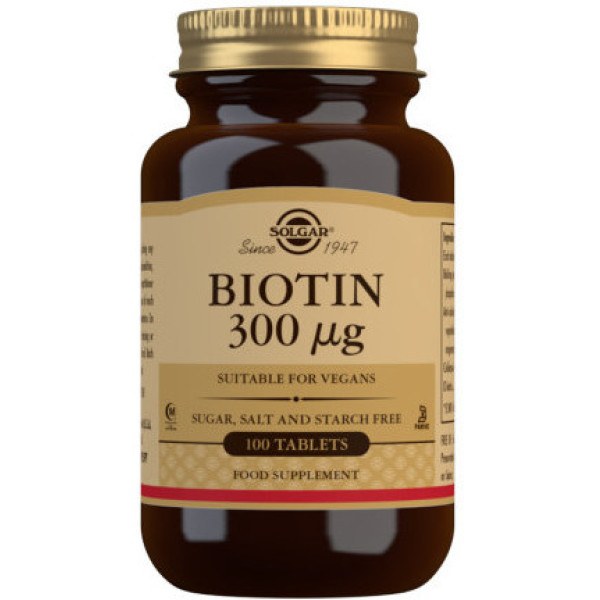 Solgar Biotin 300 mcg 100 Tabletten