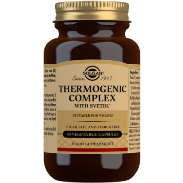 Complexe thermogénique Solgar avec Svetol 60 caps