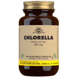 Solgar Chlorella 520 mg 100 cápsulas