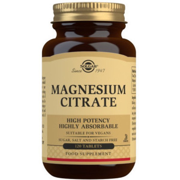 Solgar Magnesium Citrate 120 Caps