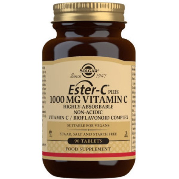 Solgar Ester-C Plus Vitamin C 1000 mg 90 Tabletten
