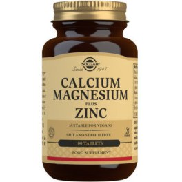 Solgar Calcium/Mag Plus+Zink 100 Comp