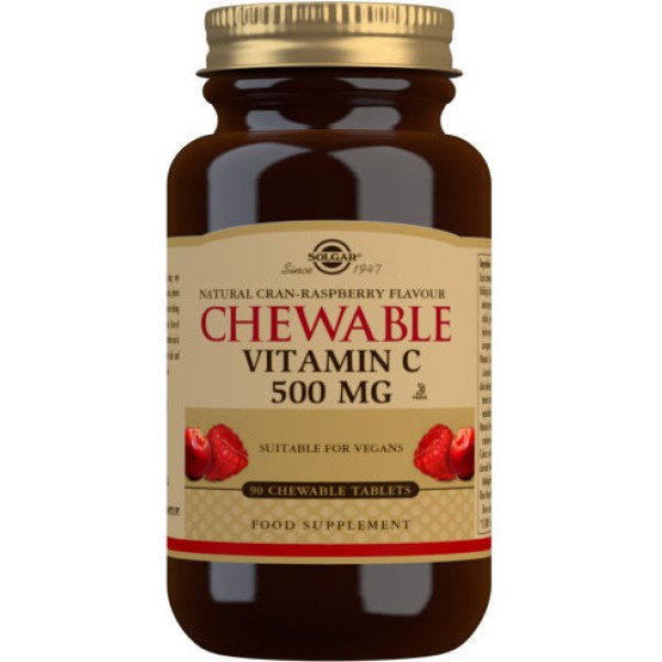 Solgar Vitamine C à croquer 500 mg 90 comprimés