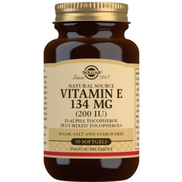 Solgar Vitamine E 200 UI 134 mg 50 gélules