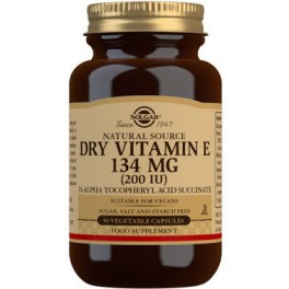 Solgar Vitamina E Seca - Dry Vitamin E 200UI 134 mg 50 caps