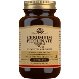 Solgar Chromium Picolinate - Chromium Picolinate 100 mcg 90 Kapseln