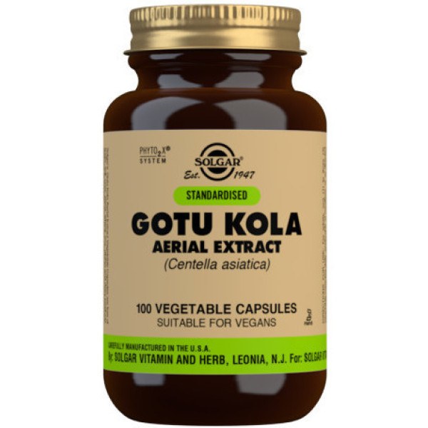 Solgar Extrait aérien de Gotu Kola 100 capsules