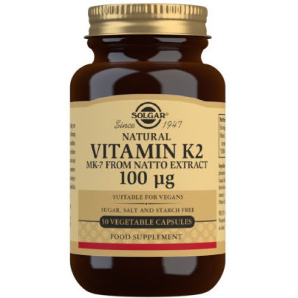 Solgar Vitamin K2 100 u00b5g 50 Kapseln