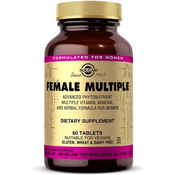 Solgar Female Multiple Multivitamines pour femmes 120 capsules