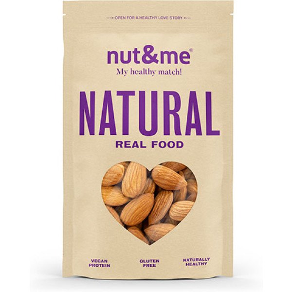 nut&me Almendra natural con piel 200g - 100% natural