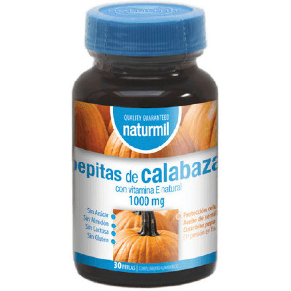 Naturmil Calabaza Pepitas 1000 Mg 30 Perlas