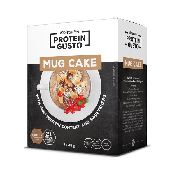 BioTechUSA Protein Gusto - Mug Cake 7 sachês x 45 gr