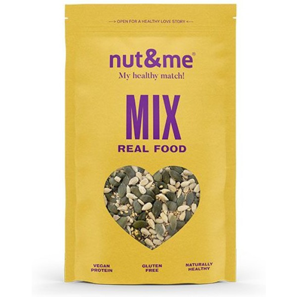 nut&me Mix de semillas 200g - Semillas de chía, calabaza, sésamo y girasol - Sabor Pipas de calabaza, chía, sésamo y pipas de girasol