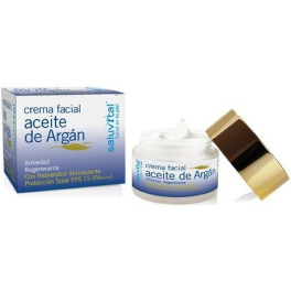 Saluvital Crema Facial De Aceite De Argán Fps15 -