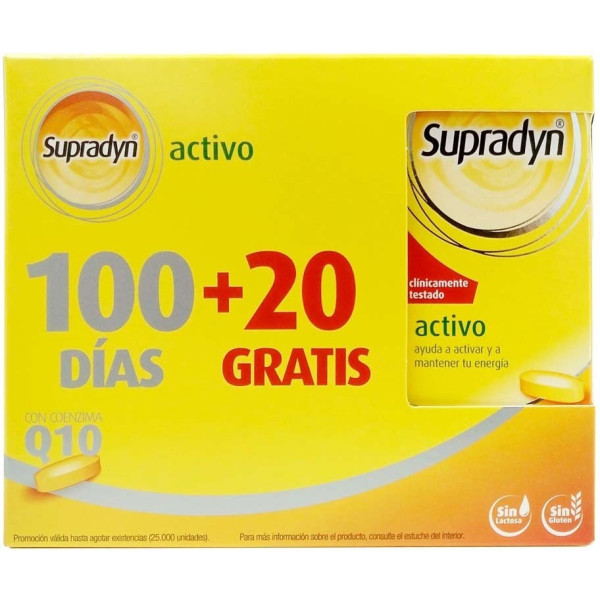 Bayer Supradyn Activo 100 + 20 Comprimidos -