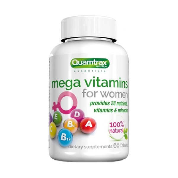 Quamtrax Essentials Mega Vitamins For Women 60 tabs