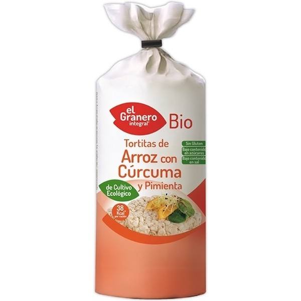 El Granero Integral Bio-Reispfannkuchen mit Kurkuma und Pfeffer 115 gr