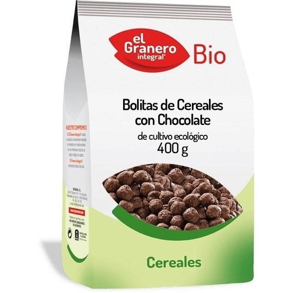 El Granero Integrale Biologische Chocolade Muesli Ballen 400 gr