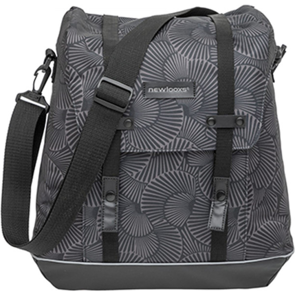 New Looxs Alforja Alba 34l Impermeable Poliester Negro Con Reflectantes (32x35x16 Cm)