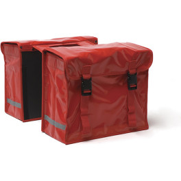 New Looxs Alforjas Bisonyl 46l Impermeables Bisonilo Rojo (39x33x18 Cm)