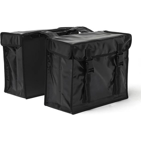 Nouveau Looxs Bisonyl 46l Waterproof Bisonyl Black Saddlebags (39x33x18 Cm)