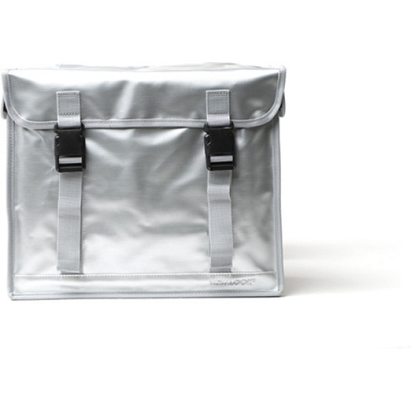 Nouveau Looxs Bisonyl Saddlebags 46l Waterproof Bisonyl Silver (39x33x18 Cm)